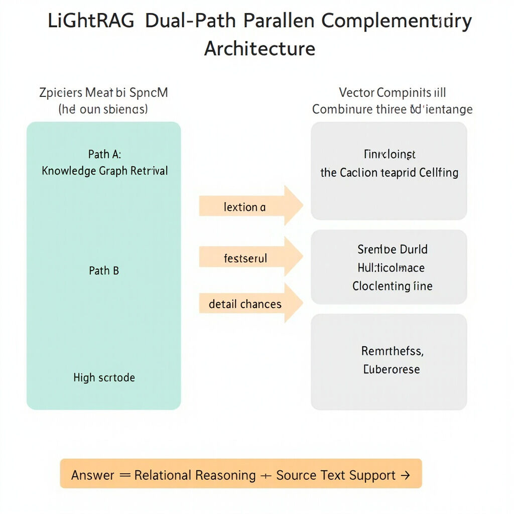 LightRAG 双路并行互补架构